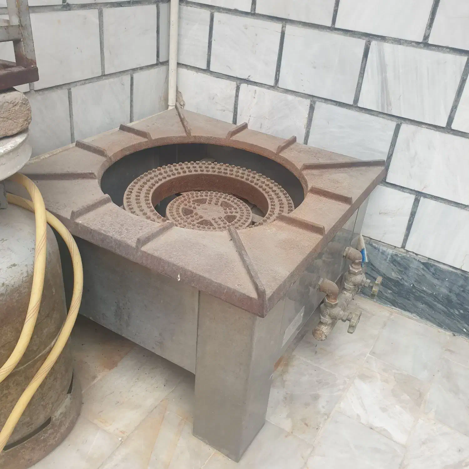 تک شعله بزرگ استیل|اجاق گاز و لوازم برقی پخت‌وپز|خرم‌آباد, |دیوار