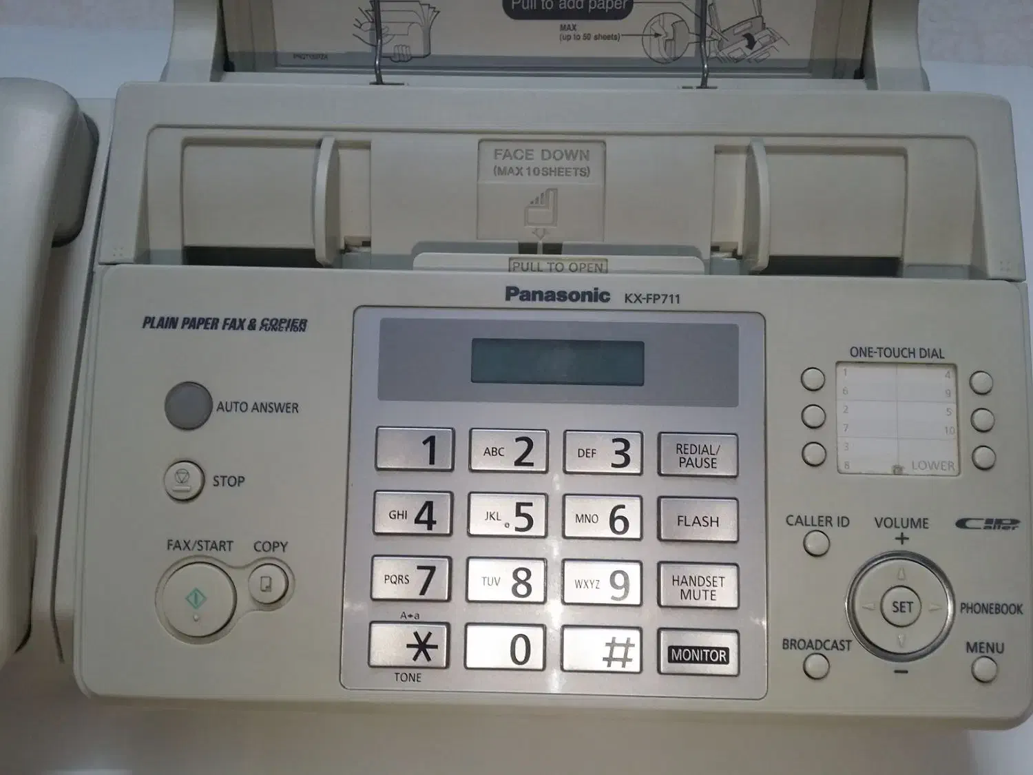 فکس پاناسونیک مدلKX-FP711سالم و نو.میدان منیریه.حر|پرینتر، اسکنر، کپی، فکس|تهران, منیریه|دیوار