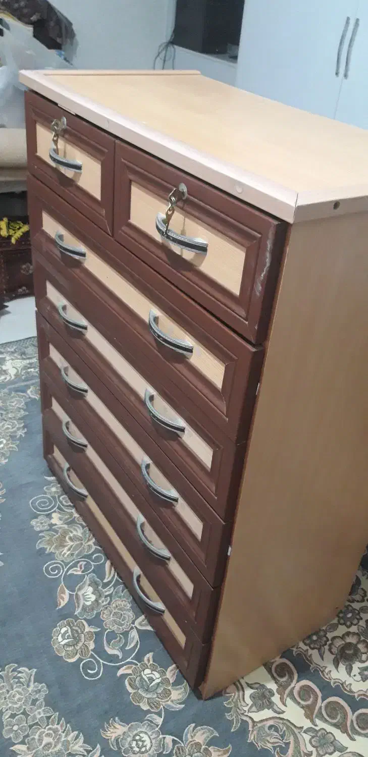 میز کامپیوتر و دراور ۷کشویی|میز تحریر و کامپیوتر|محمدیه-قزوین, |دیوار