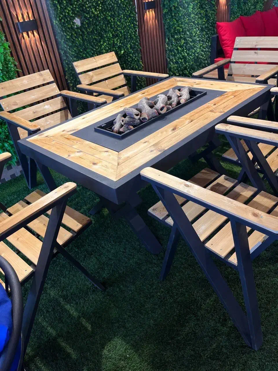 میز آتشکده پایه مدرن پروفیلی چوبی|بخاری، هیتر، شومینه|تهران, تهرانپارس شرقی|دیوار