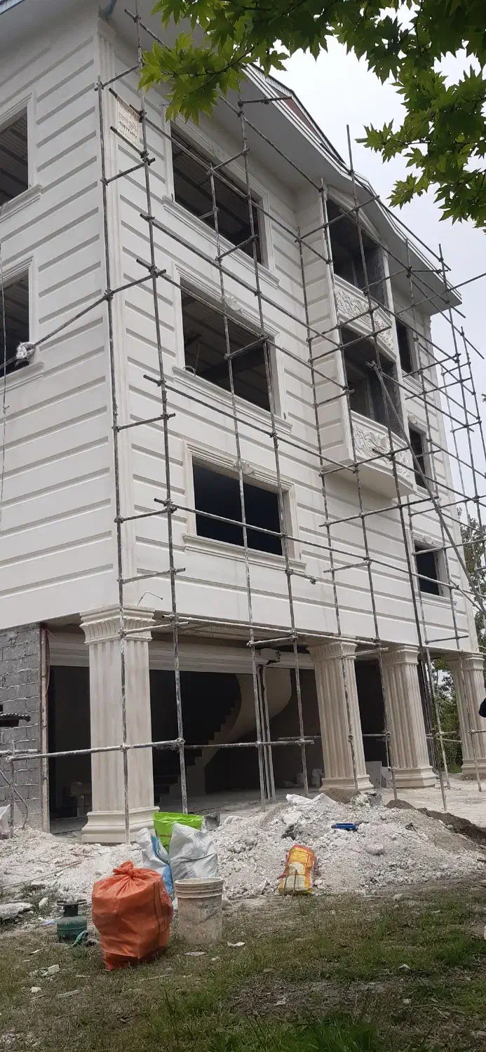 اجرای نمای رومی شسته وسیمانکاری|خدمات پیشه و مهارت|مشگین شهر, |دیوار