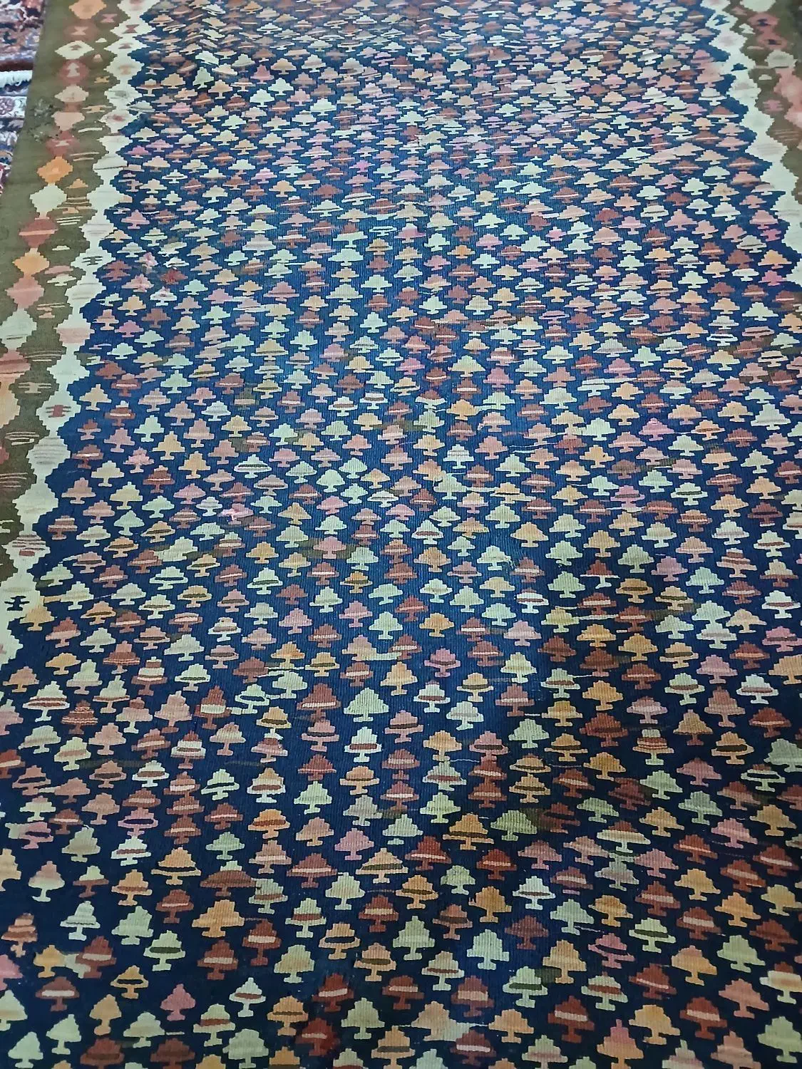 گلیم قدیمی|گلیم، جاجیم، گبه|تبریز, |دیوار