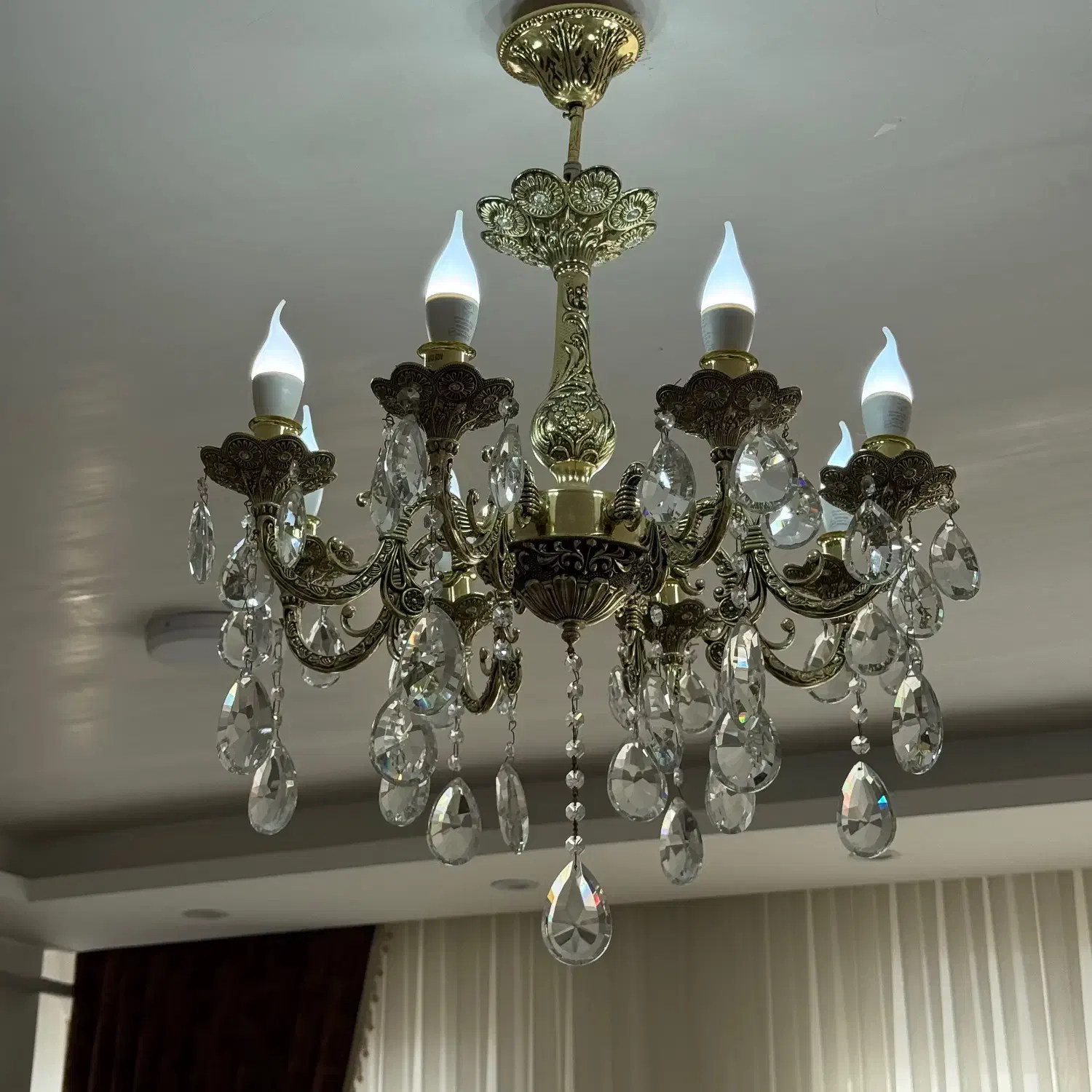 لوستر برنز|لوستر و چراغ آویز|بوکان, |دیوار