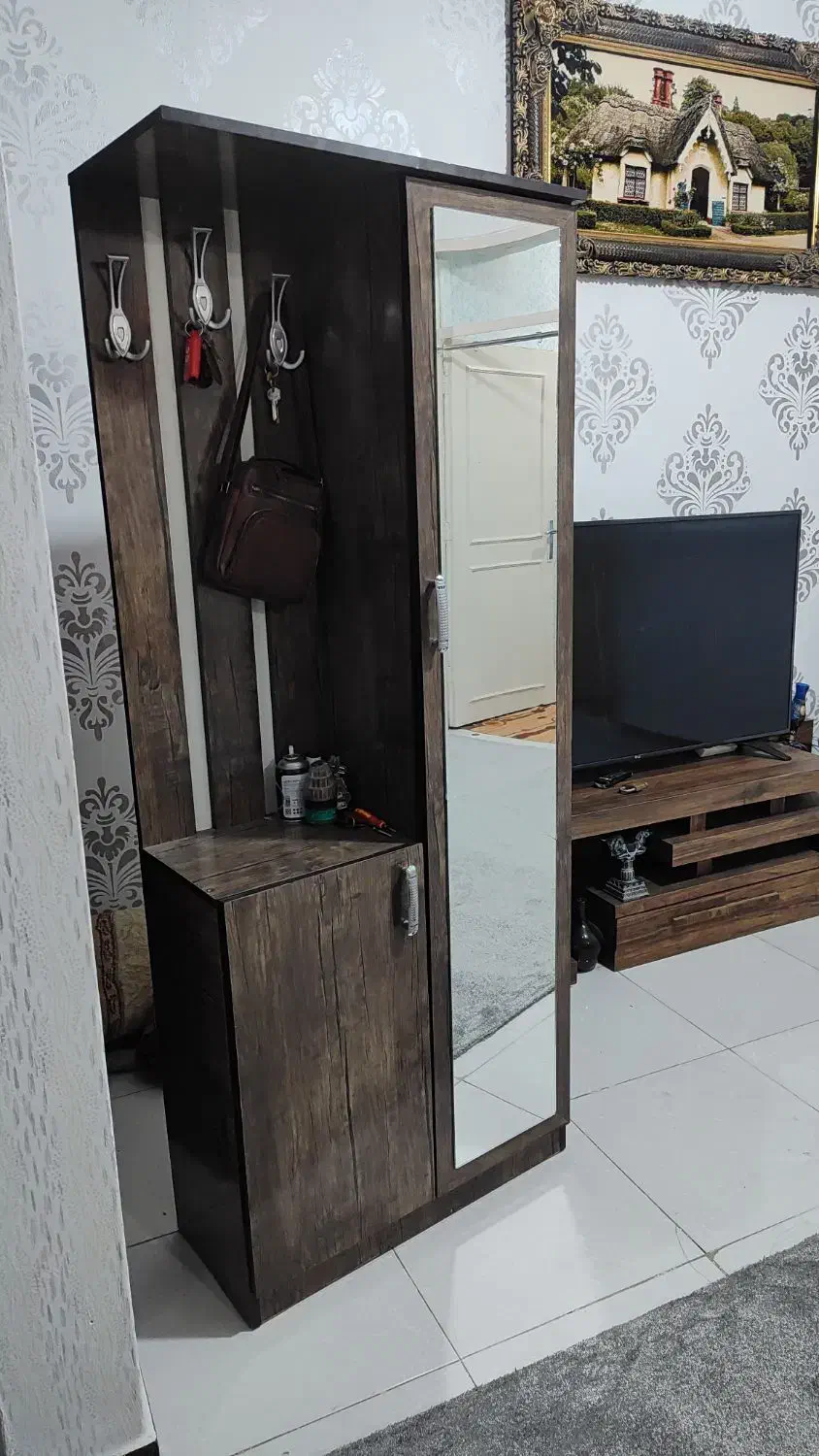 جا کفشی کاملا نو و بدون ضربه|جاکفشی، کمد، دراور|کرج, کوی فرهنگ|دیوار