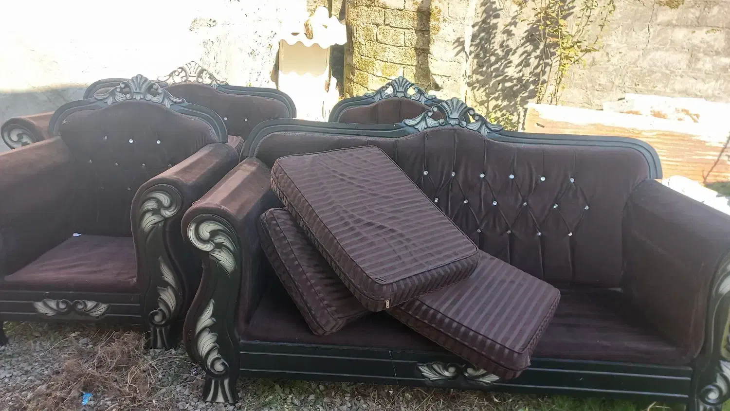 مبل ۷ نفره کارکرده ۱ تومن|مبلمان خانگی و میز عسلی|نوشهر, |دیوار