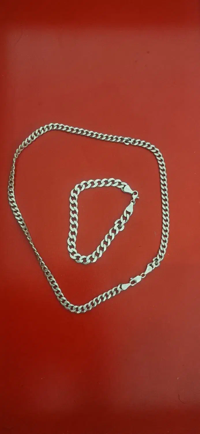 دستبند و گردنبند نقره کارتیر|جواهرات|قم, تعویض پلاک|دیوار