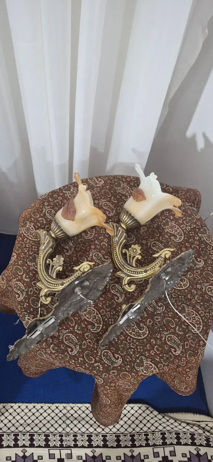 لوسترکوچک ،چکش کار ،زنجیر، شیرآب|لوستر و چراغ آویز|تربتحیدریه, شهرک ولیعصر|دیوار