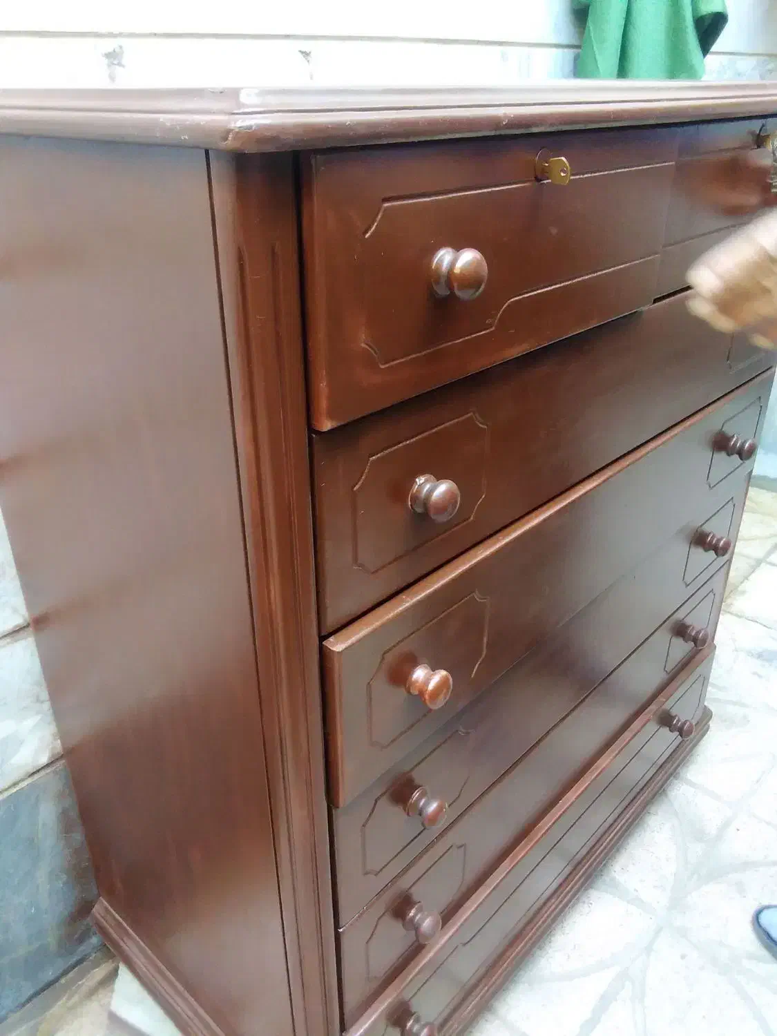 سلام دراور تمیز درحدنوقیمت یک وپانصد هزار تومان|جاکفشی، کمد، دراور|گلستان (تهران), |دیوار