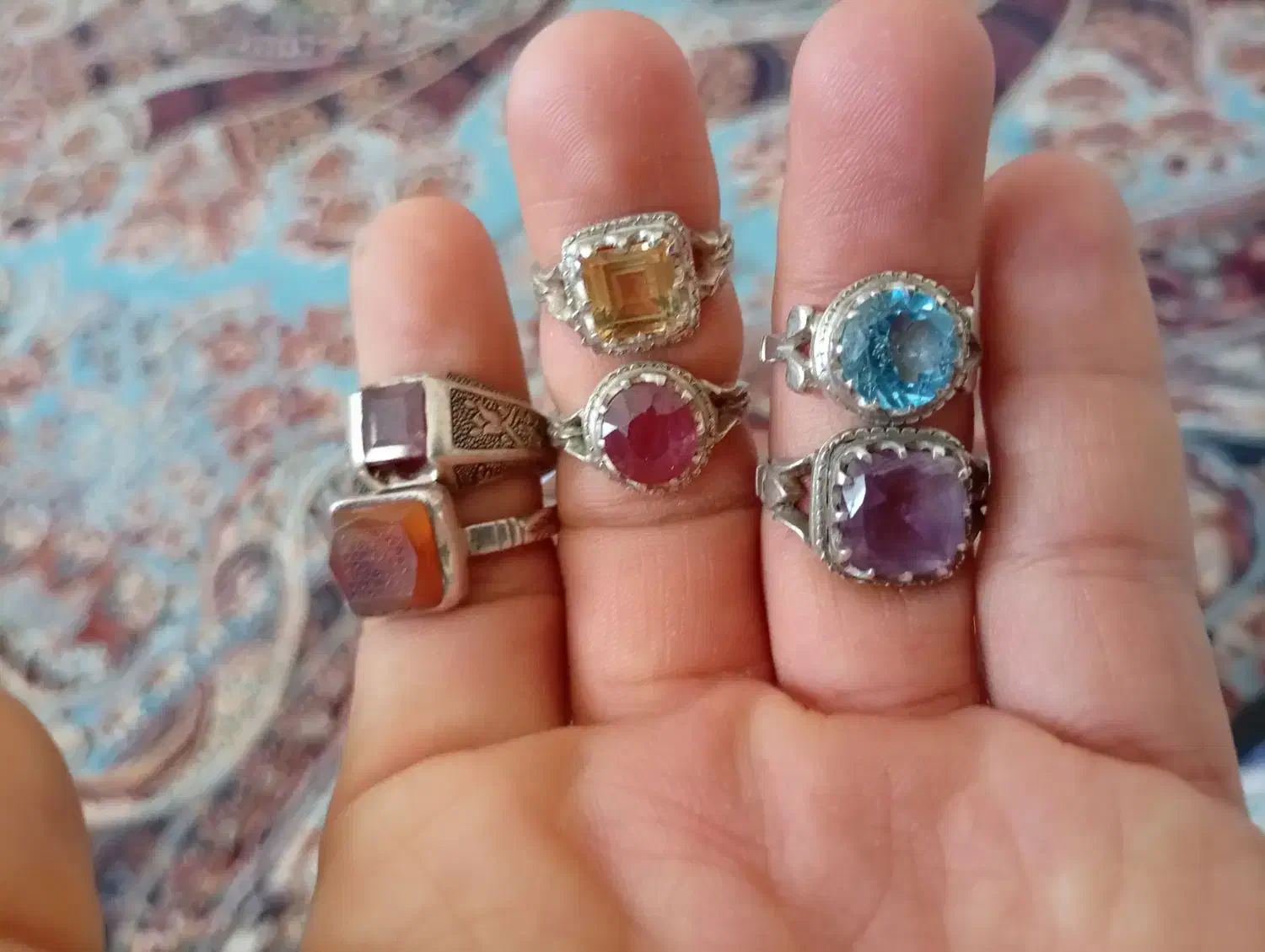 انگشتر نقره|جواهرات|اردکان, |دیوار