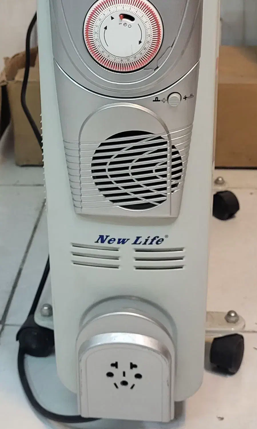 شوفاژ برقی روغنی تایمردار چرخ دار  New Life|بخاری، هیتر، شومینه|تهران, سهروردی|دیوار