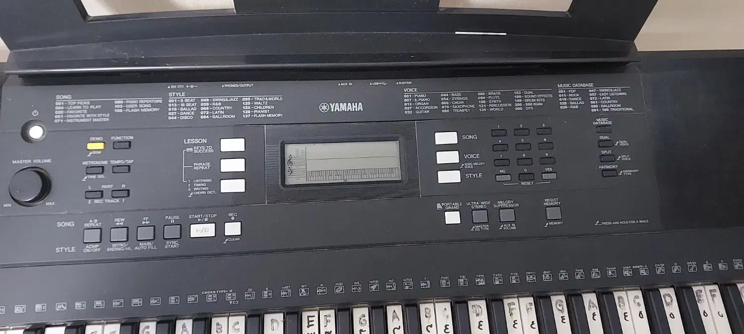 ارگ Yamaha PSR E343|پیانو، کیبورد، آکاردئون|اردبیل, |دیوار