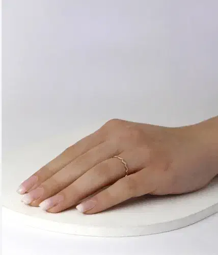 انگشتر طلا مینیمال|جواهرات|خرم‌آباد, |دیوار