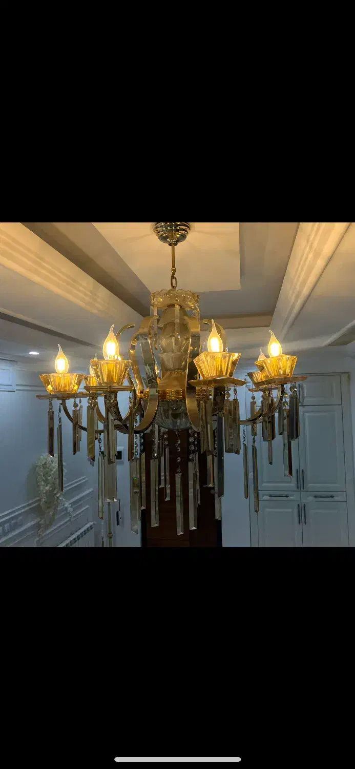 لوستر|لوستر و چراغ آویز|هشتگرد, شهرک اداری|دیوار