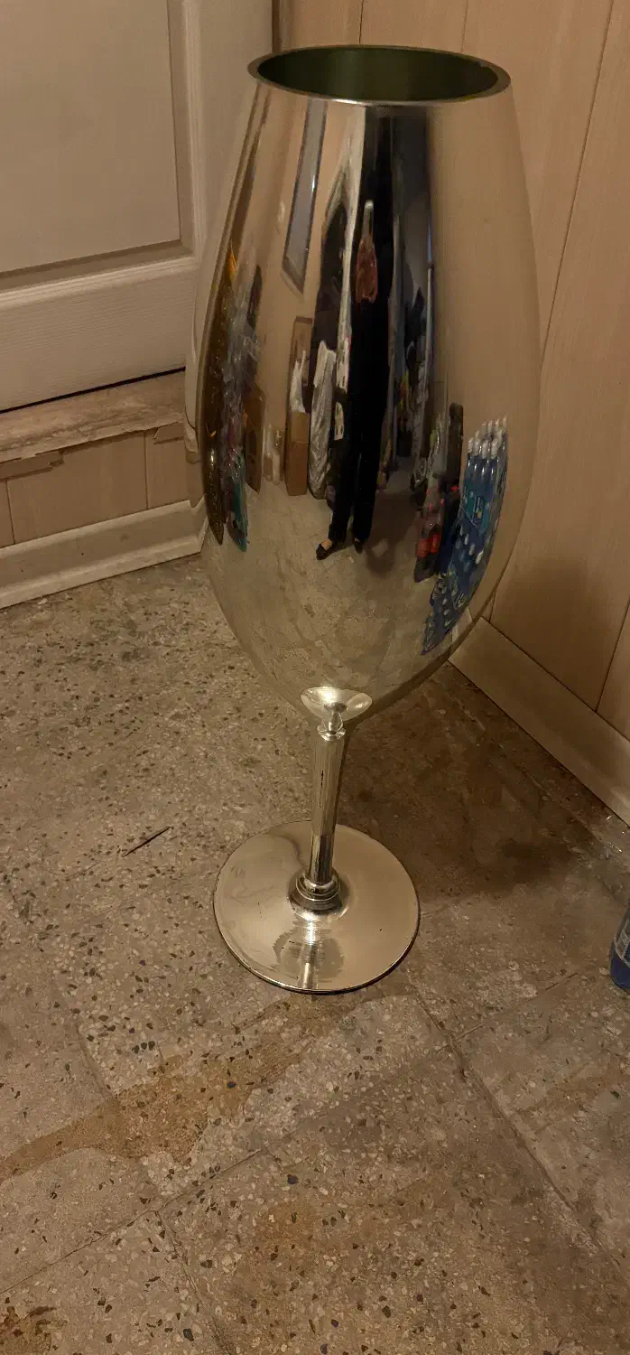 گلدان نقره ای|مجسمه، تندیس، ماکت|تهران, سوهانک|دیوار