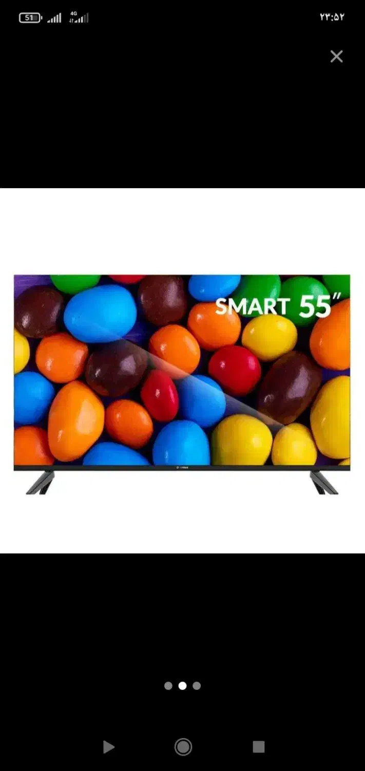 تلویزیون اسنوا 55اینچ پملپ|تلویزیون و پروژکتور|خرمآباد, |دیوار