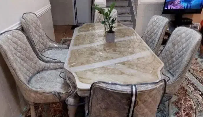 کاور مبل ژله ای|میز و صندلی غذاخوری|سنقر, |دیوار