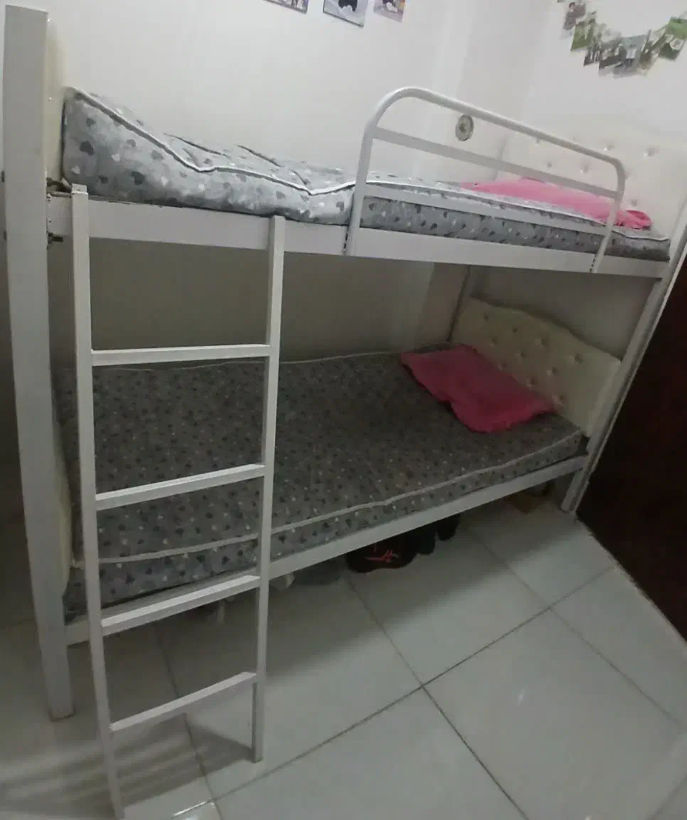 تخت دو طبقه فلزی|تخت و سرویس خواب|مشهد, حضرت حجت|دیوار