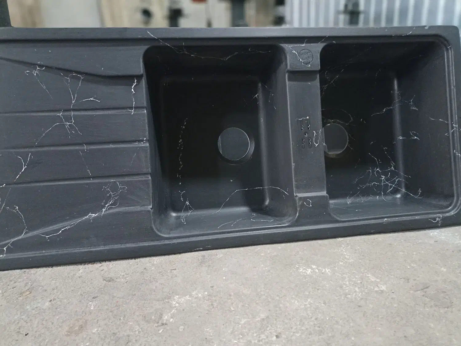 سینک گرانیت ضد ضربه طرحدار|مصالح و تجهیزات ساختمان|بابلسر, |دیوار