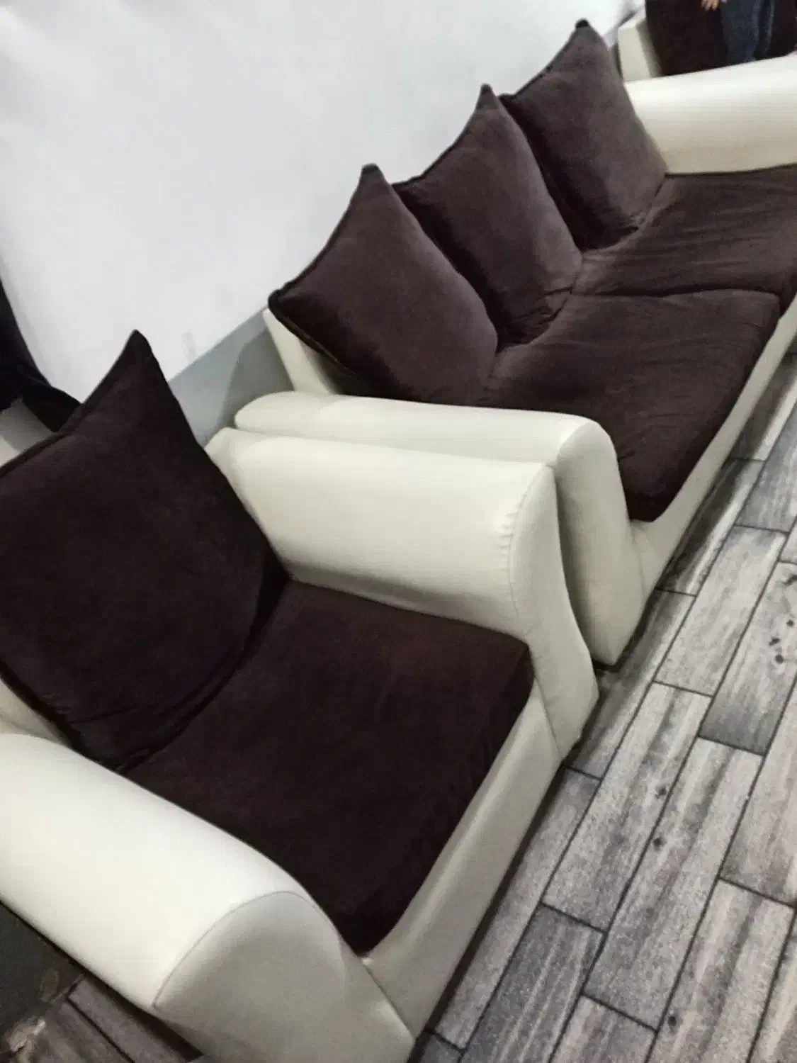 مبل 8نفره تمیز|مبلمان خانگی و میز عسلی|رودسر, |دیوار