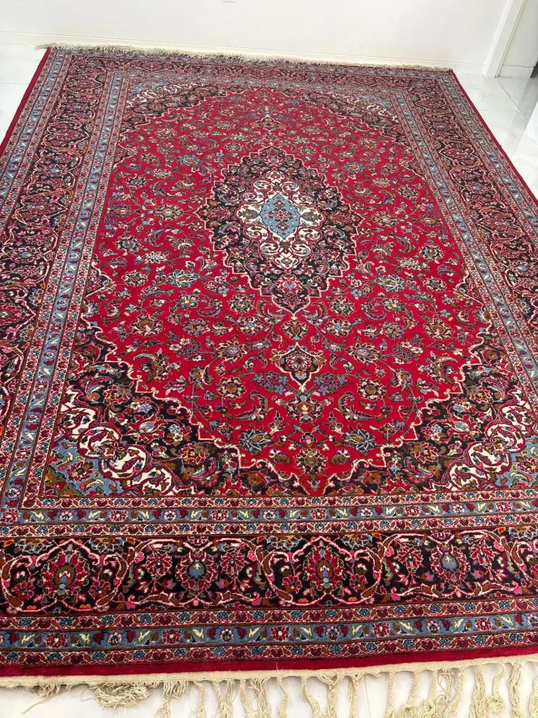 فرش دستباف ۱۲ متری کاشانی|فرش|شاهینشهر, شیخ بهایی|دیوار