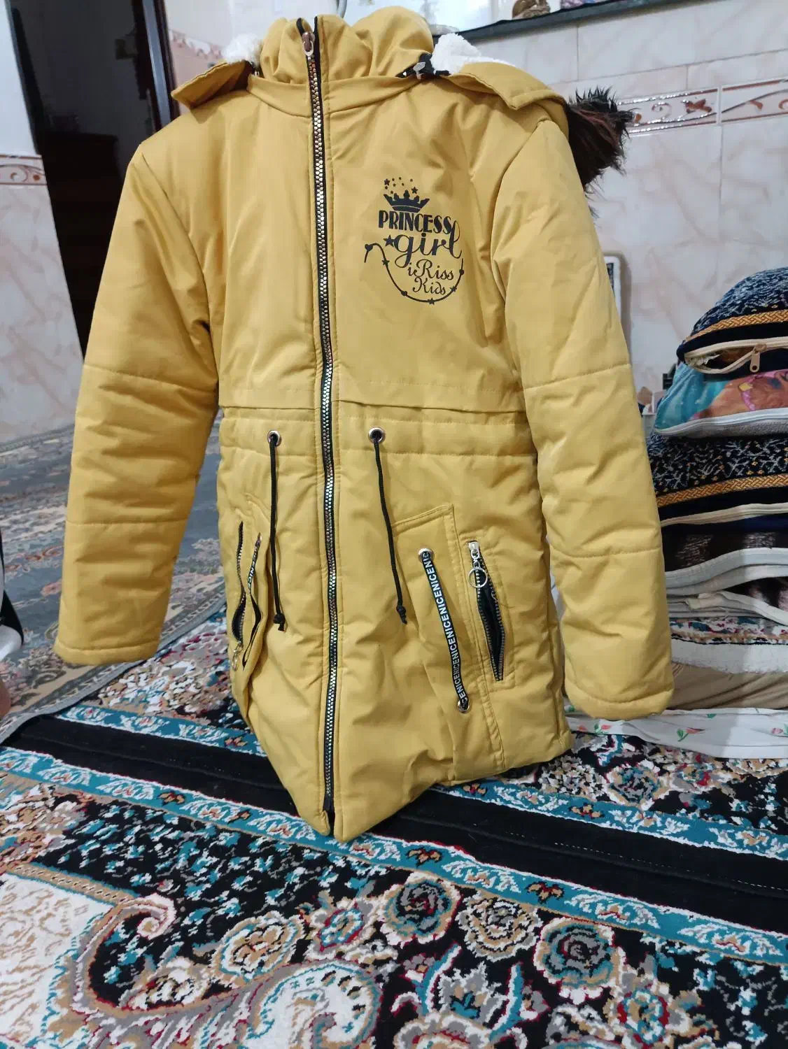 کاپشن زمستانی دخترانه شیک و زیبا|کفش و لباس بچه|سنندج, |دیوار