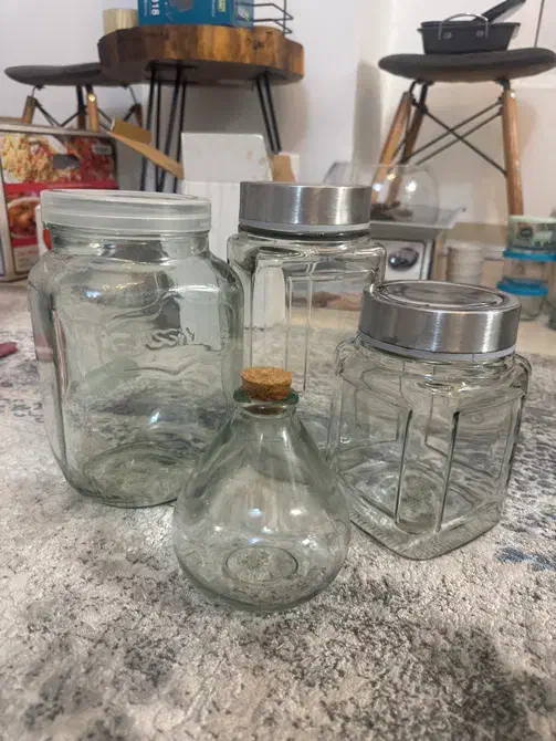 شیشه ترشی سایز بزرگ|ظروف نگهدارنده، پلاستیکی، یک‌بارمصرف|کیش, |دیوار