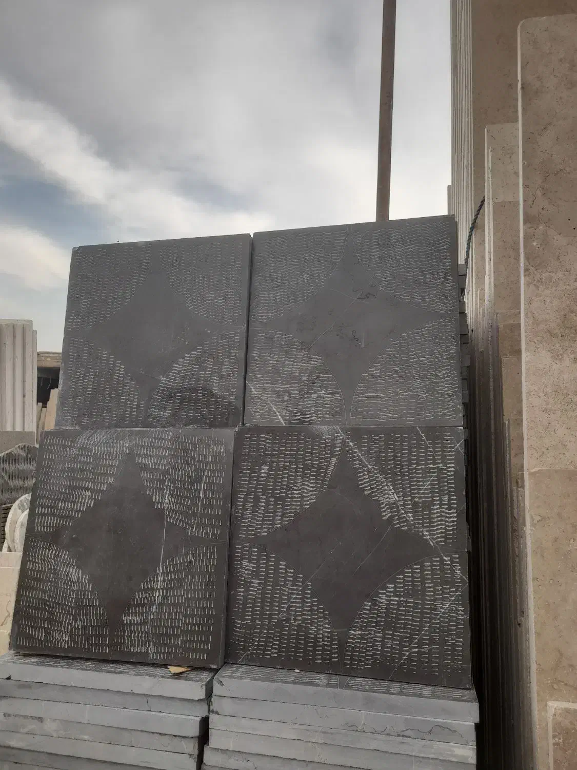 سنگ کف لاشتر سنگ تیشه ای سنگ پارکینگ|مصالح و تجهیزات ساختمان|تهران, کیانشهر|دیوار