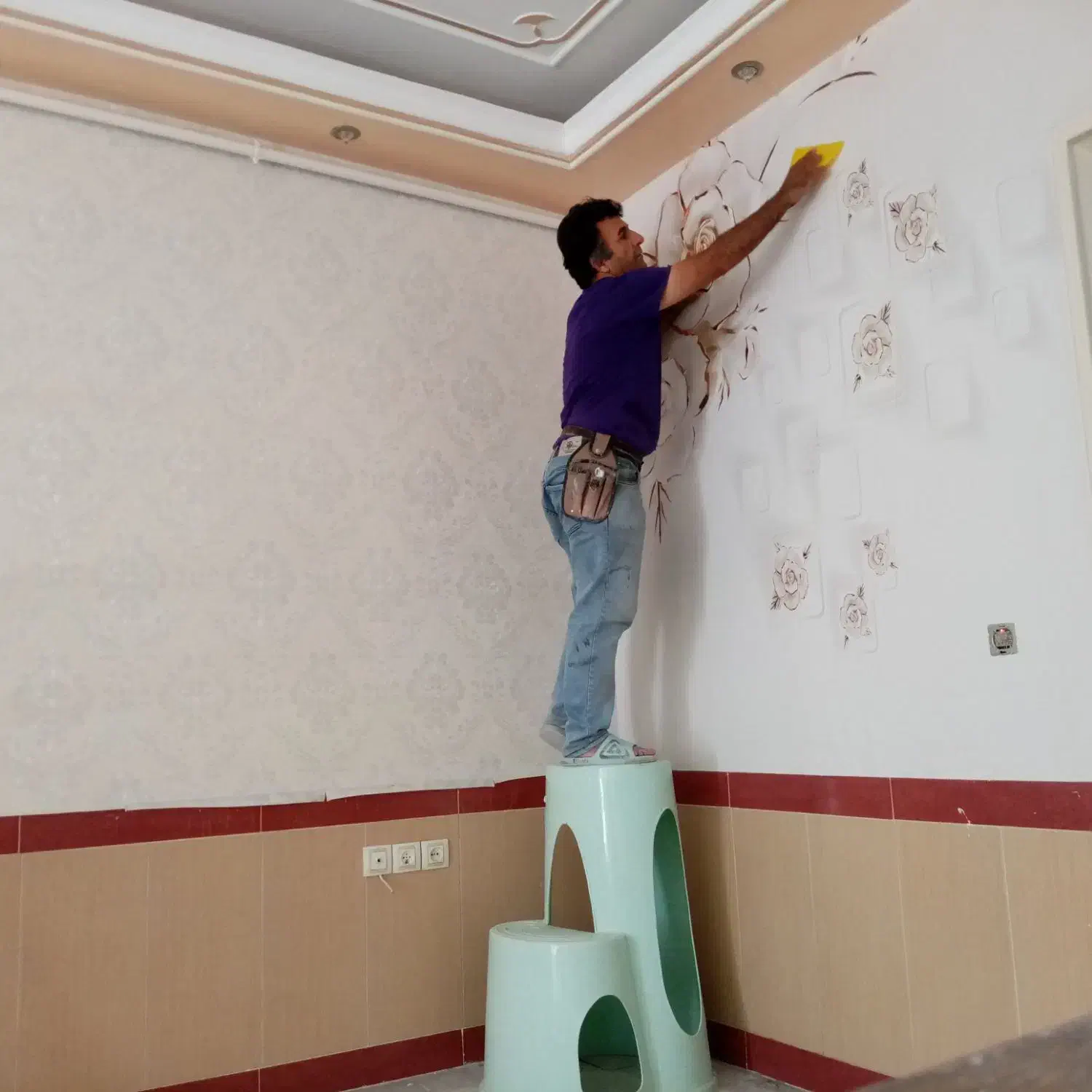 فروش و نصب کاغذدیواری ..پوستربصورت.پارچه|خدمات پیشه و مهارت|چابهار, |دیوار