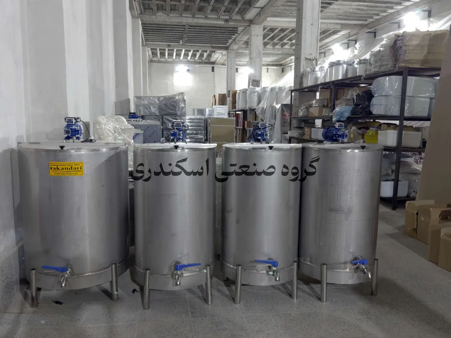 دیگ پاتیل پخت چلو پز پلو برنج ، شیر پروسس تانک 500|ظروف پخت‌وپز|ساری, |دیوار