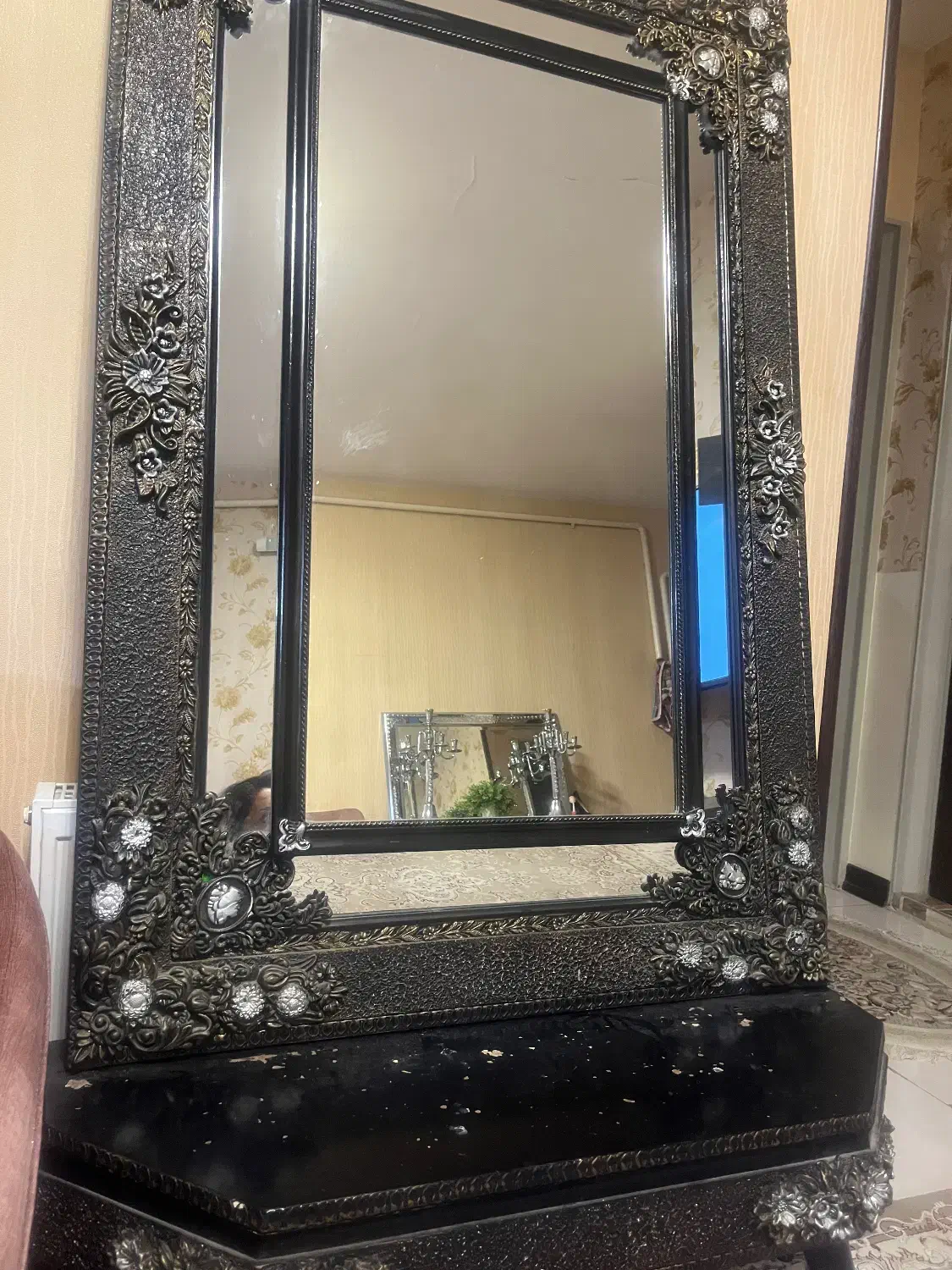 آینه کنسول|بوفه، ویترین، کنسول|یزد, |دیوار