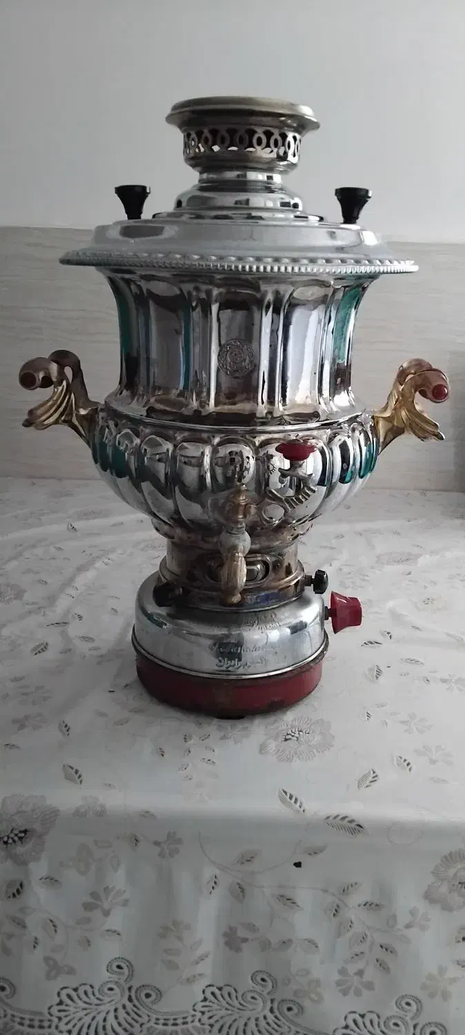 سماور گاز سوز مدل اکبر برادران هشت لیتری کار کرده|سماور، چای‌ساز، قهوه‌ساز|گرمسار, |دیوار