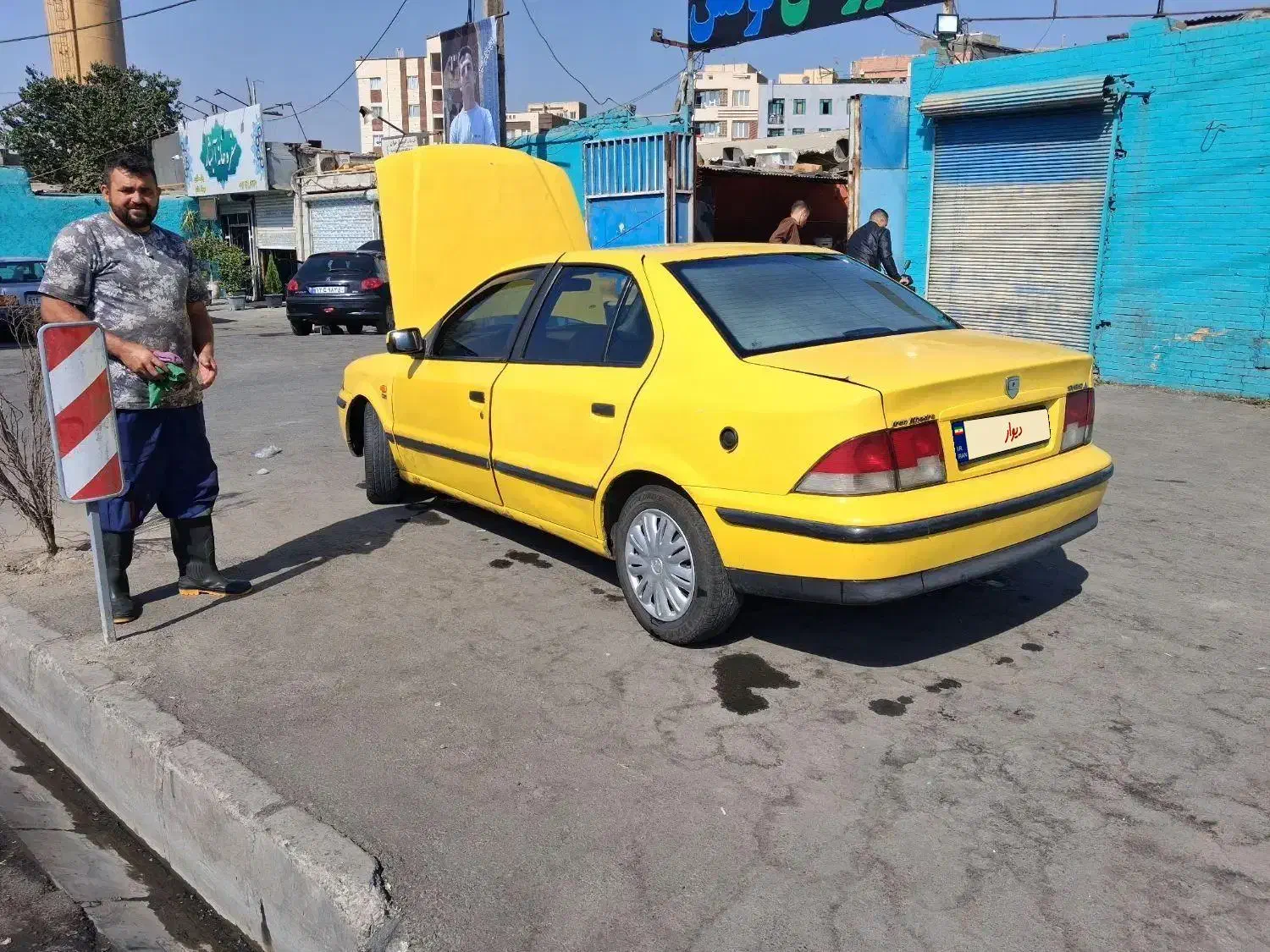 تاکسی پلاک عمومی مدل ۸۷ دوگانه شرکت|خودرو سواری و وانت|ری, دولت‌آباد|دیوار