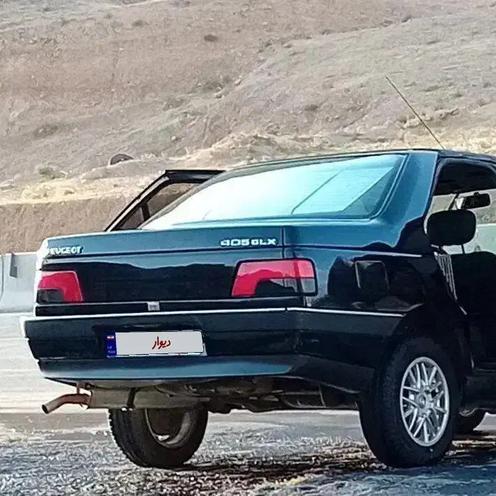 پژو 405 مشکی|خودرو سواری و وانت|چگنی, |دیوار