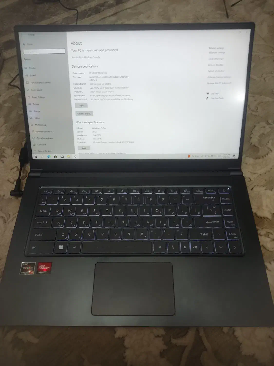 لب تاب msi modern 15 A5m|رایانه همراه|کرج, ساسانی (قلمستان)|دیوار