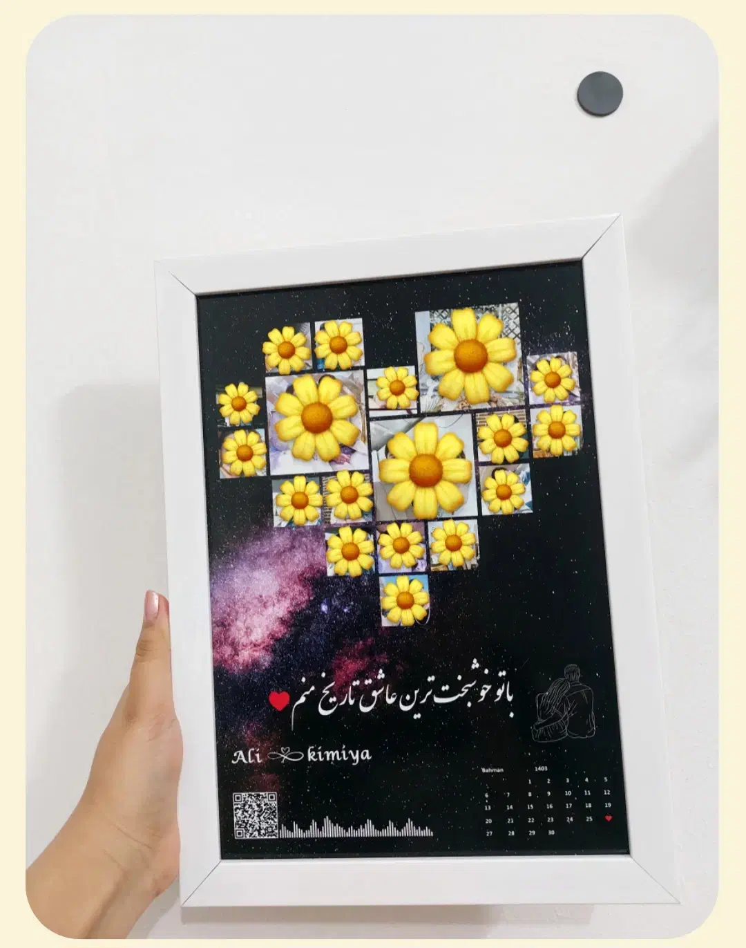 تابلو هدیه تولد و سالگرد/هدیه ماندگار|تابلو، نقاشی، عکس|شیراز, مسلم|دیوار