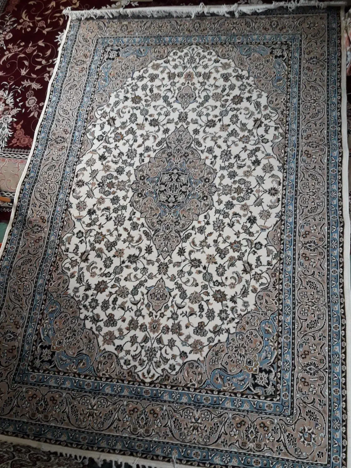 دو تخته فرش ۶متری در حد نو|فرش|قزوین, |دیوار
