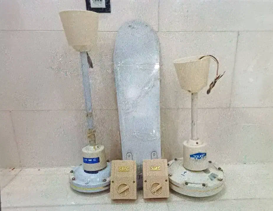 پنکه سقفی|پنکه و تصفیه‌کنندهٔ هوا|دزفول, |دیوار