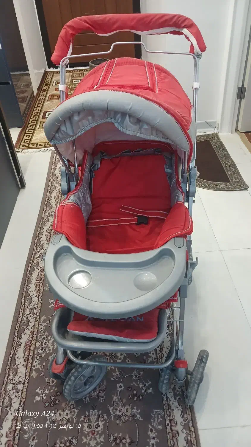 کالسکه کاملآ سالم بدون ایراد در حد نو|اسباب و اثاث بچه|پردیس, فاز ۸|دیوار