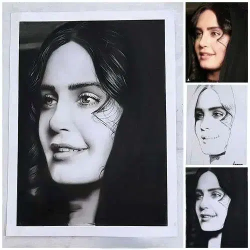 سفارش طراحی چهره. بهترین کادو برای تمام مناسبت ها|تابلو، نقاشی، عکس|تبریز, |دیوار