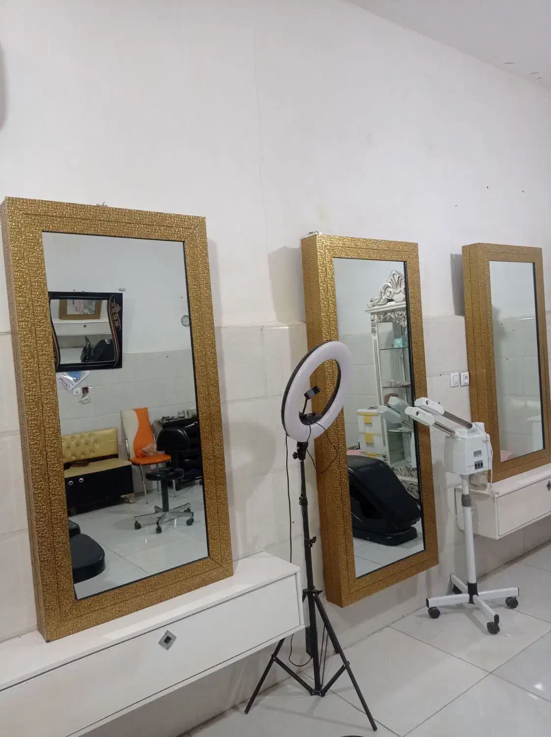 آینه دو عدد به اندازه ۰.۷۵×۱.۲۰|آینه|پارسآباد, |دیوار