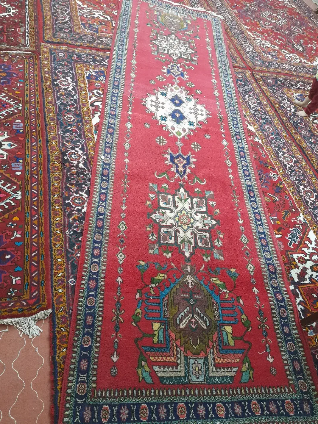 فرش کناره دستبافت|فرش|مرند, |دیوار