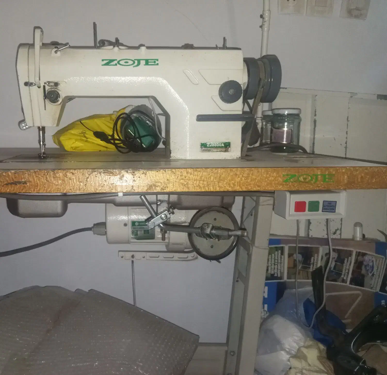 چرخ خیاطی صنعتی ZOJE|لوازم خیاطی و بافتنی|تالش, هشتپر|دیوار