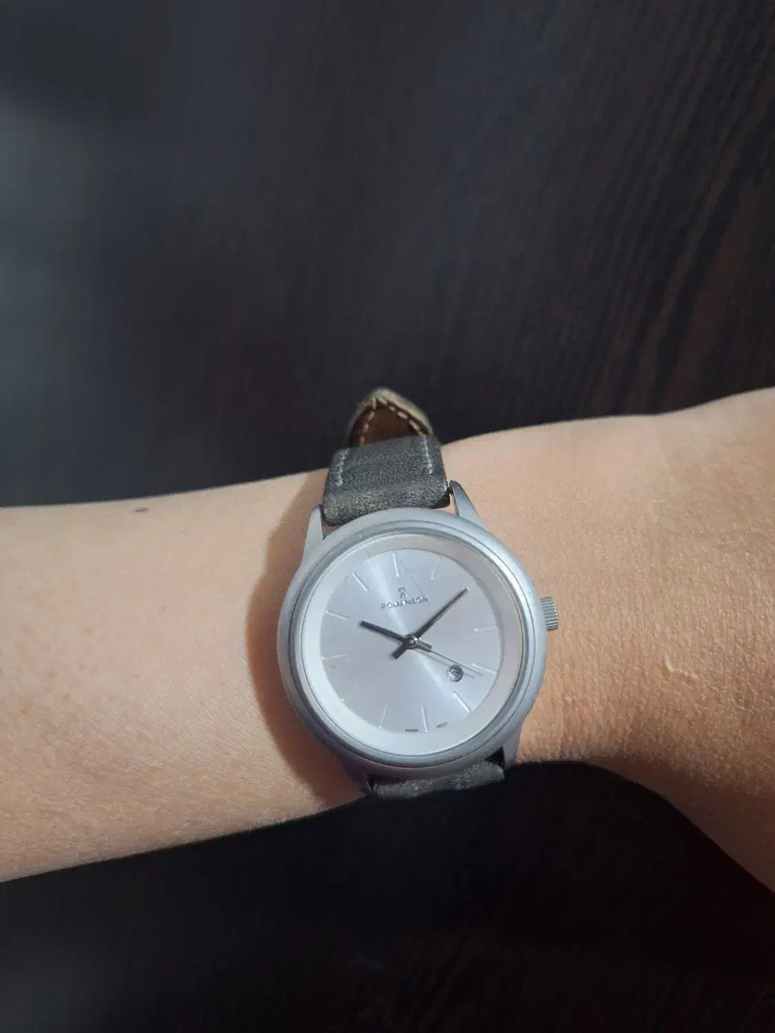 «ساعت رومنسون اصل مردانه بند چرمی طوسی»|ساعت|تبریز, |دیوار