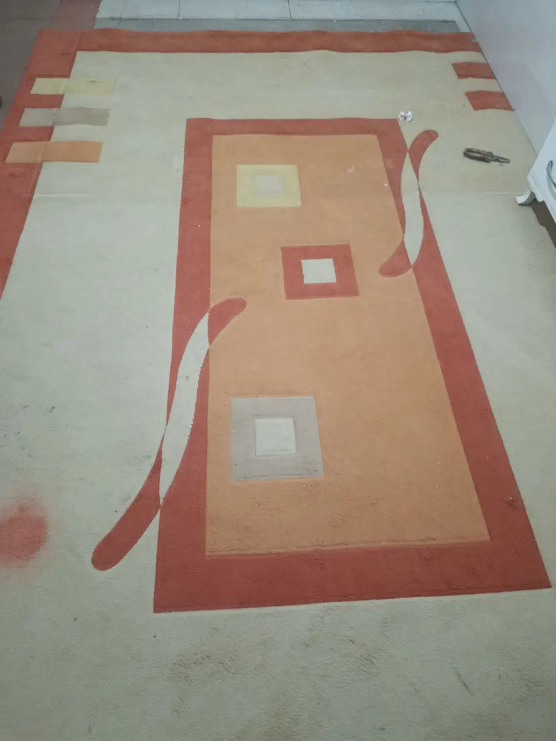 گلیم|گلیم، جاجیم، گبه|همدان, |دیوار