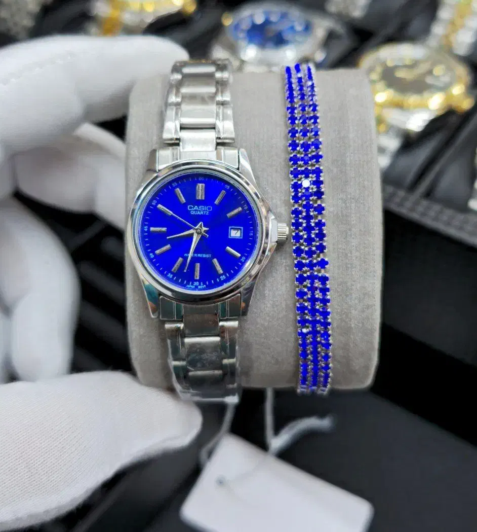 ساعت کاسیو زنانه به همراه ست دستبند|ساعت|اهواز, کیانپارس |دیوار