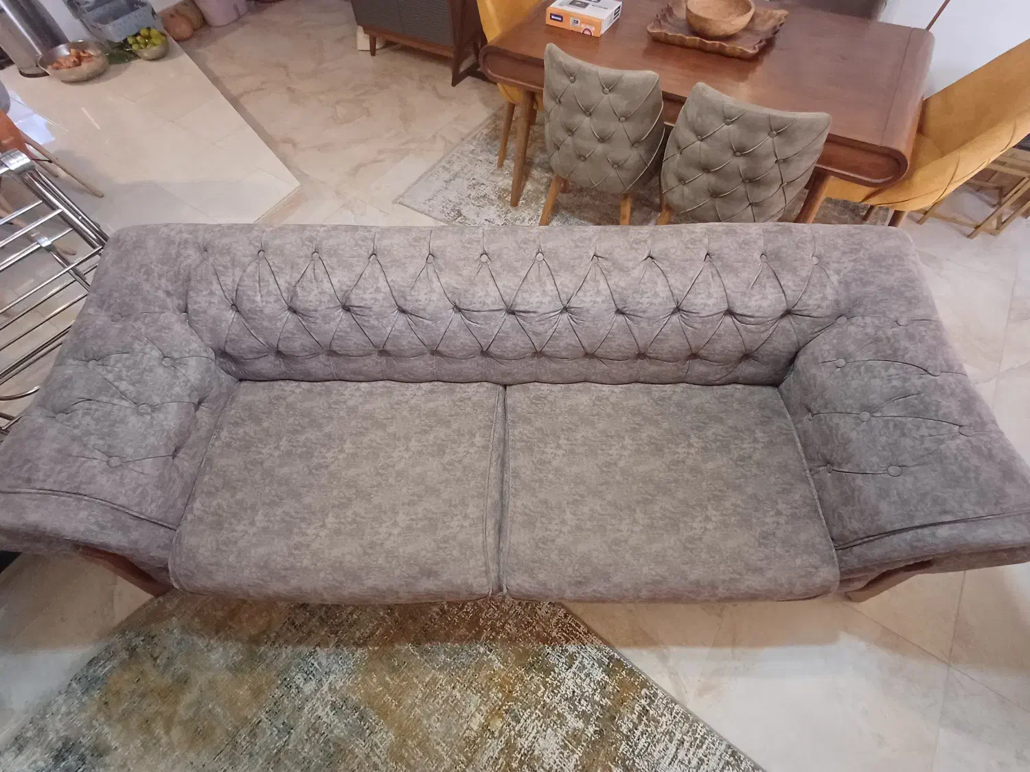 مبل سه نفره|مبلمان خانگی و میز عسلی|ساری, |دیوار