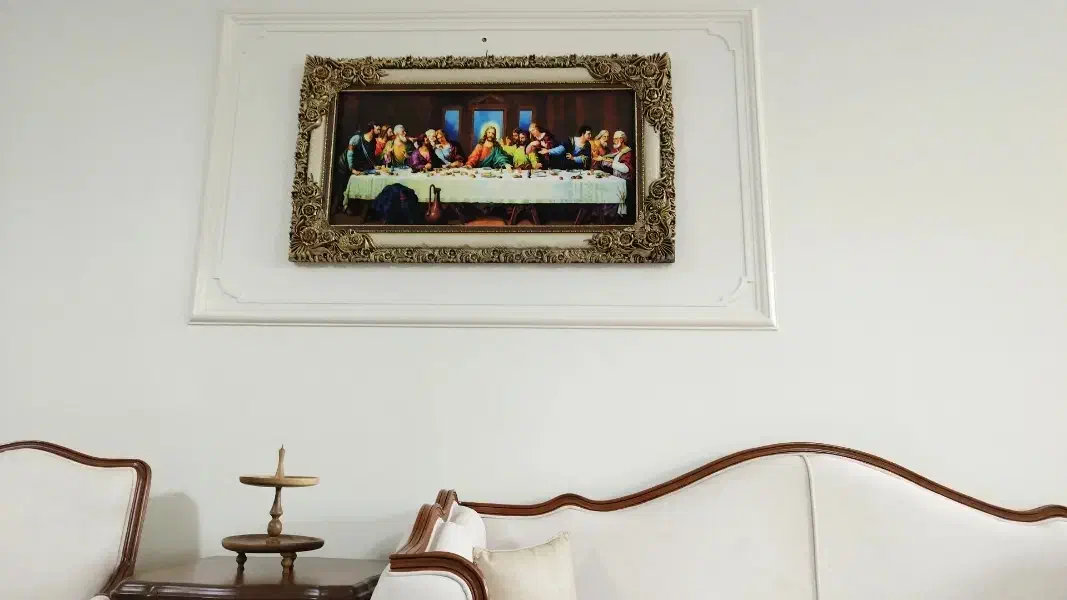 فروش فوری تابلو شام اخر|تابلو فرش|نهاوند, |دیوار