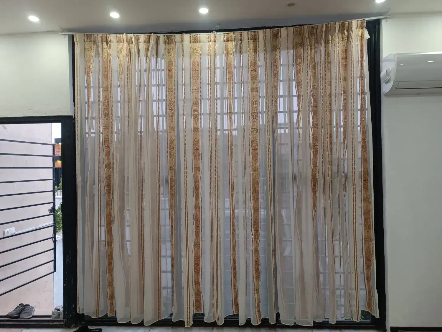 پرده حریر شاین دار|پرده، رانر، رومیزی|چمستان, |دیوار