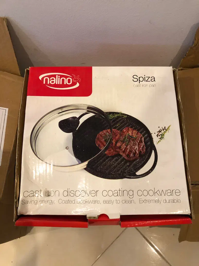 تابه گریل چدن در دار نو|ظروف پختوپز|سرخرود, |دیوار