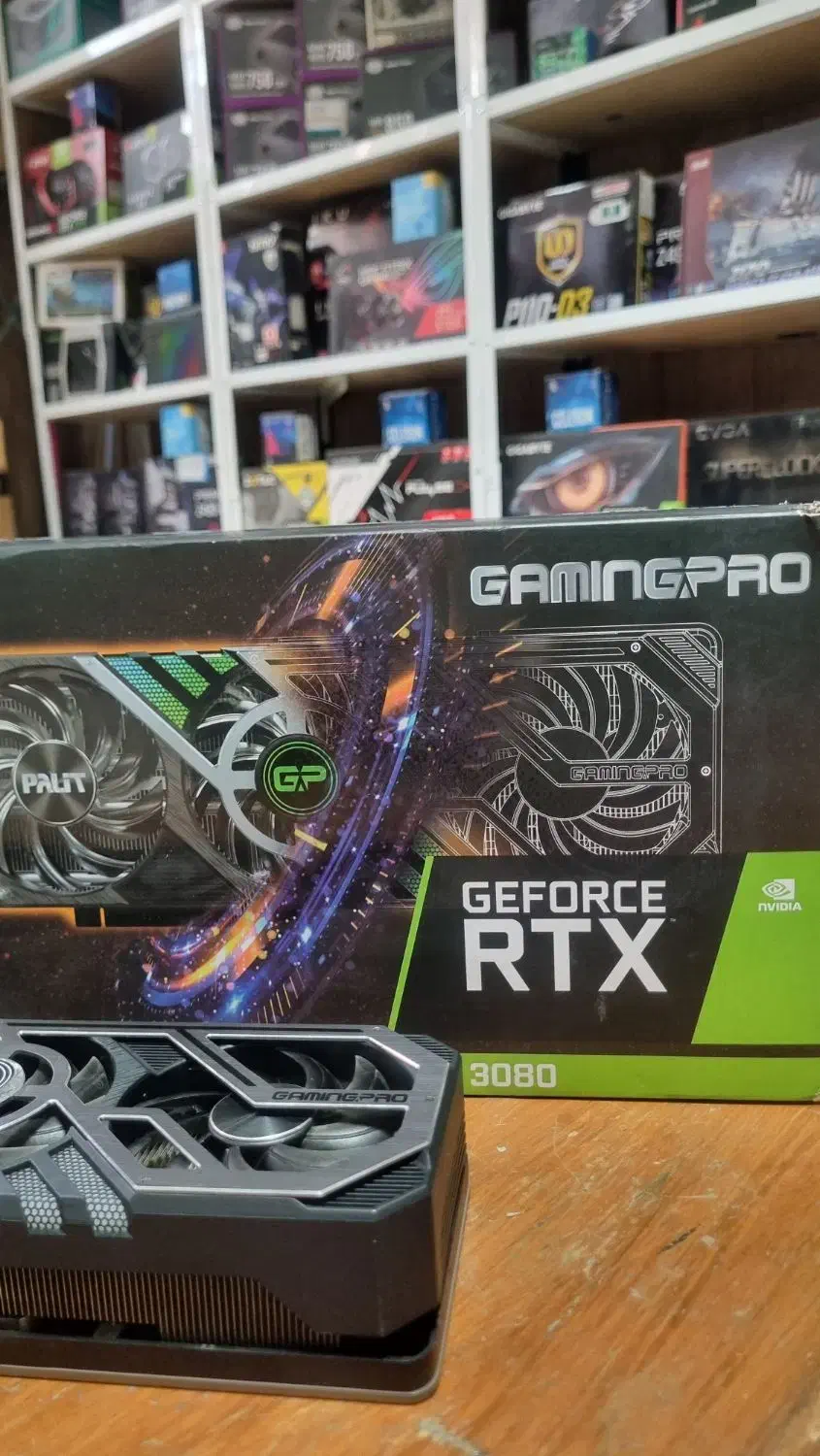 کارت گرافیک ۳۰۸۰ پلیت ۱۰ گیگ|قطعات و لوازم جانبی رایانه|اصفهان, لاله|دیوار